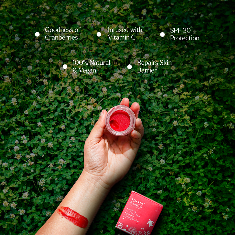 Cranberry Lip Tint & Balm with SPF30